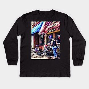 Corning NY - Family Outing Kids Long Sleeve T-Shirt